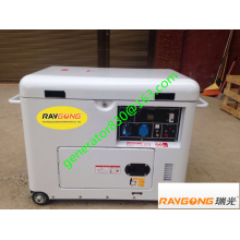 5KW air cool diesel generator set 100% copper & output 230V single phase
